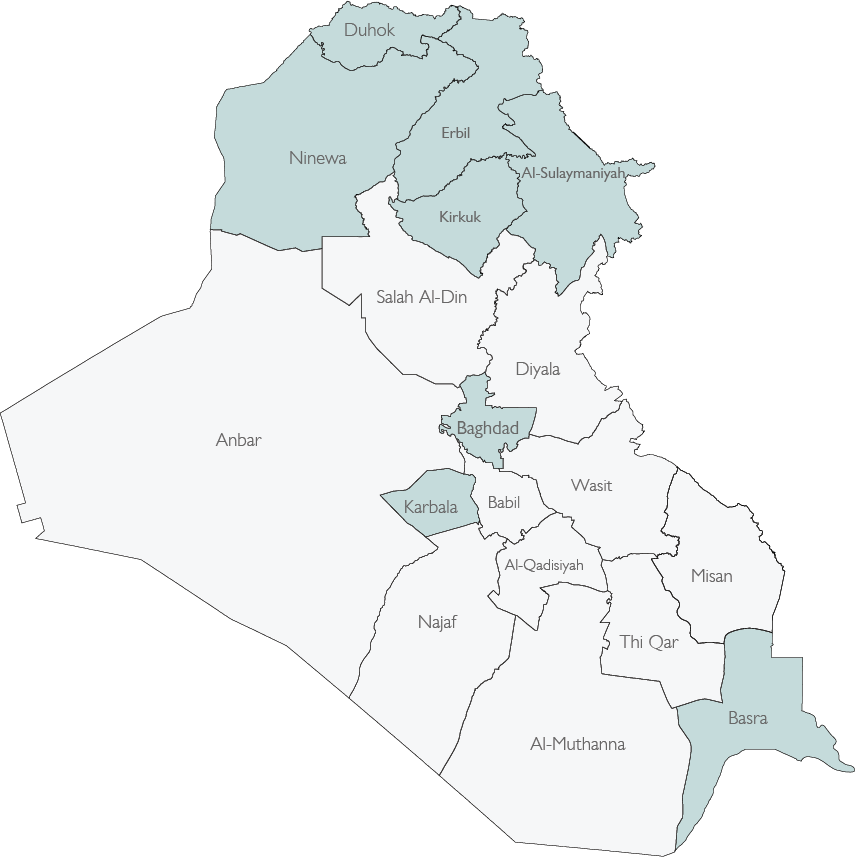 Iraq map